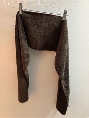 The North Face Brown Plush Neck Warmer Scarf